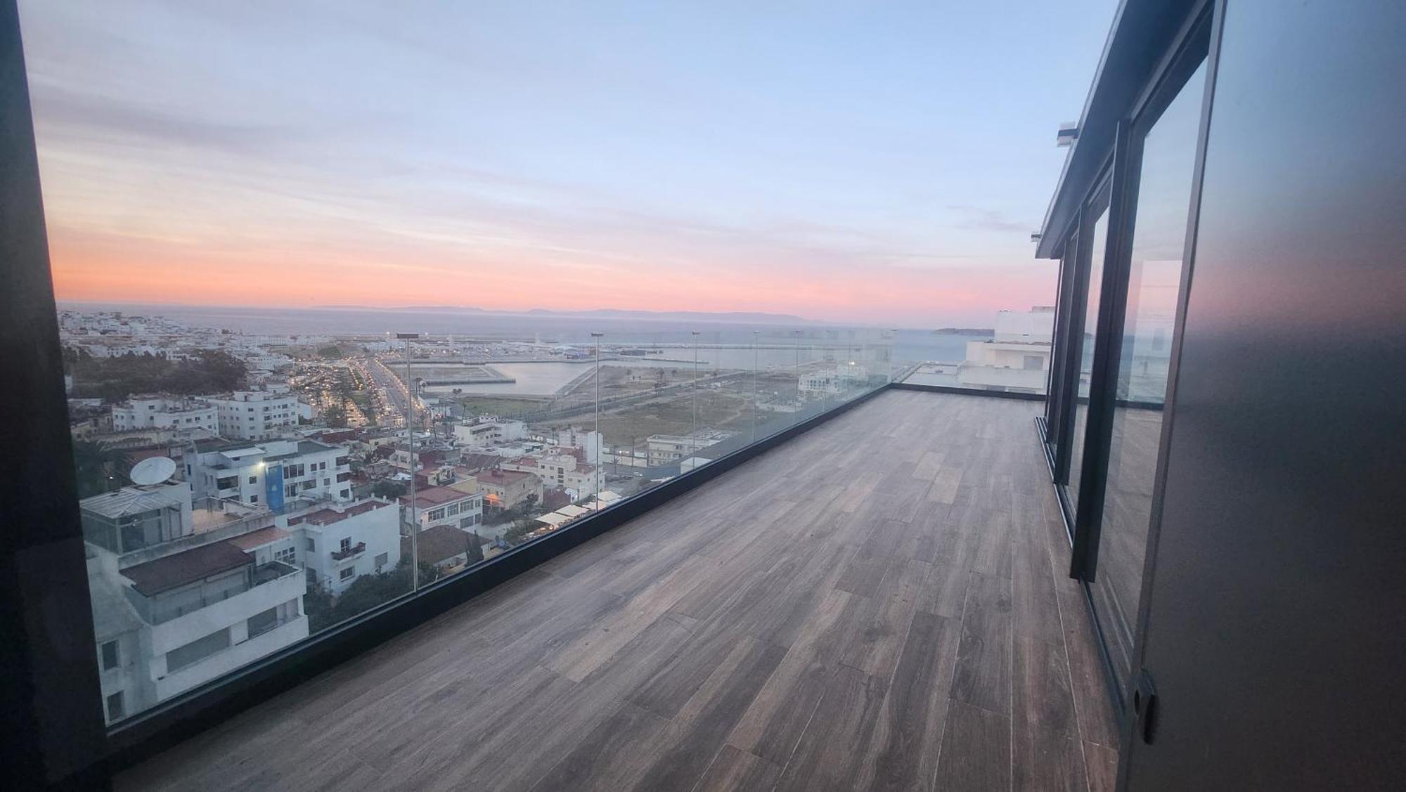 Magnifique Penthouse 160M2 Terrasse 90M2 Vue Mer Tanger Exterior foto